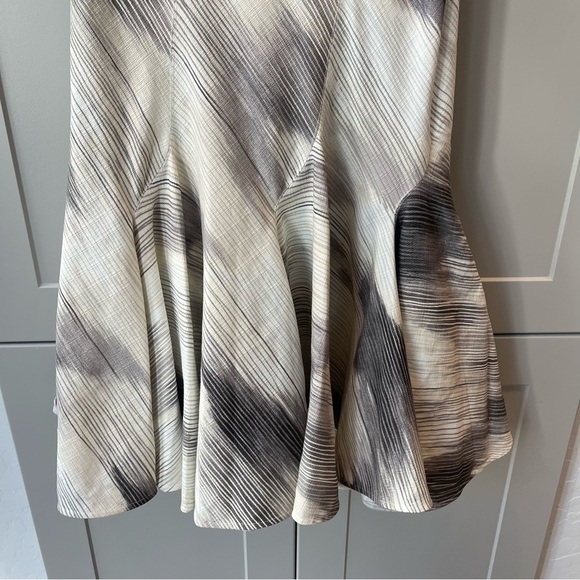 Josie Natori Radiant Texture Stretch Fit In Warm White Grey Designer Luxury - Picture 3 of 8